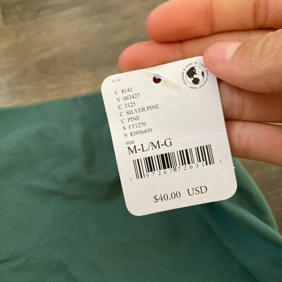 NWT Intimately Free People Tati Seamless Tube Bodysuit Pine Sz M/L - Picture 4 of 5